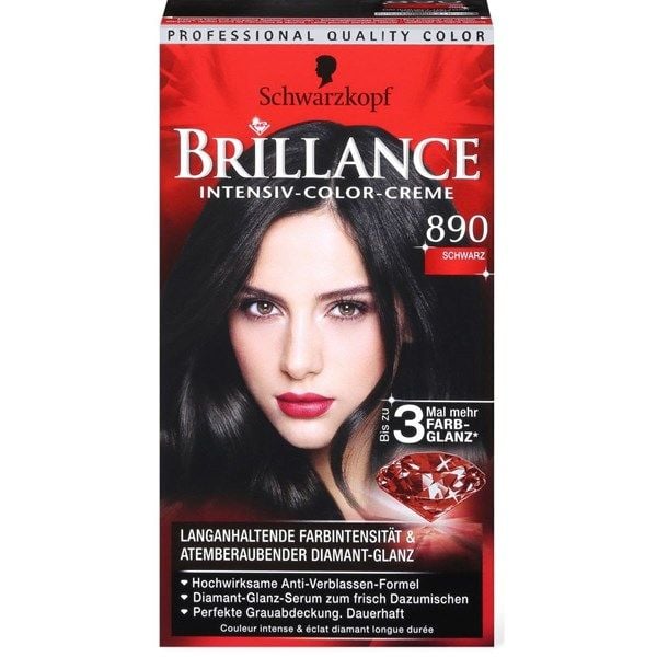  Nhuộm tóc Brillance màu đen mã 890 