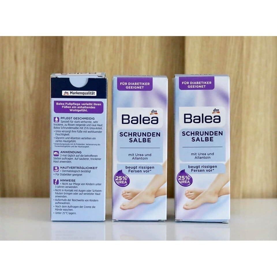  Kem Trị Nứt Gót Chân Balea Schrundensalbe, 50 ml 