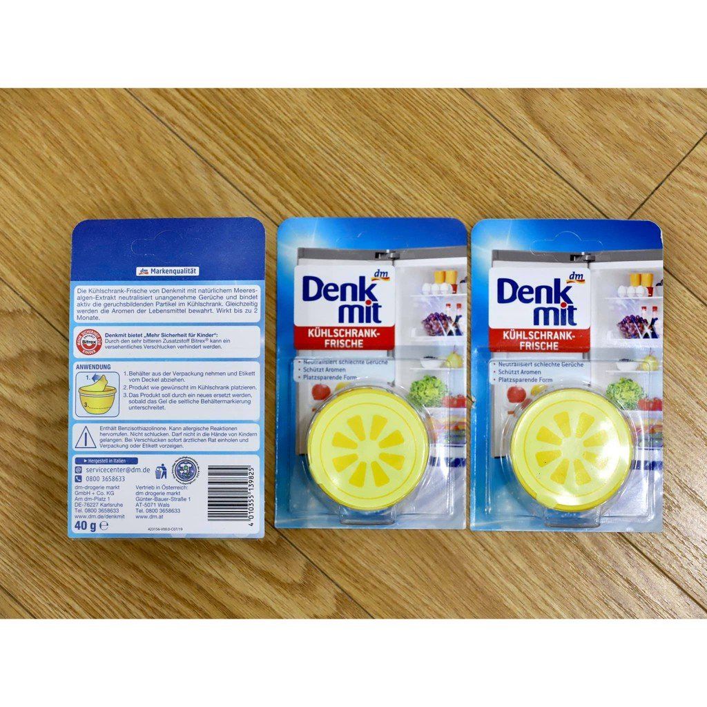  Sáp Khử Mùi Tủ Lạnh Denkmit, 40g 