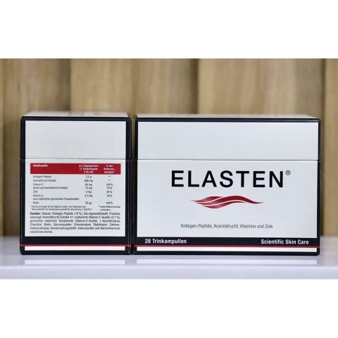  COLLAGEN ELASTEN – Collagen uống số 1 tại Đức và Châu Âu, hộp 28 ống/25ml/ 1 ống 