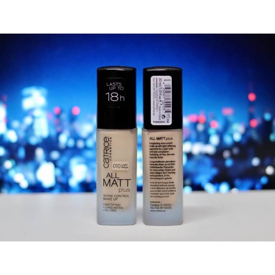  Kem nền Cartrice All matte Plus số 01 tông sáng 
