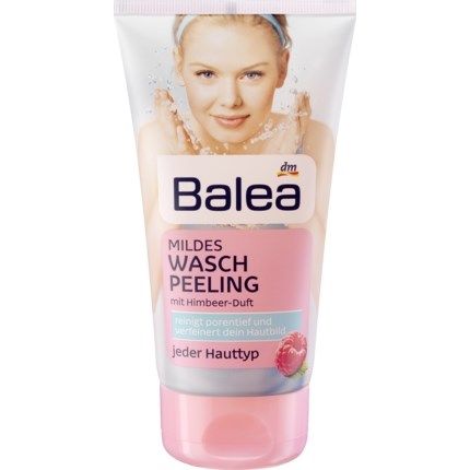  Sữa rửa mặt kiêm tẩy da chết Balea mâm xôi cho da thường 150 ml 