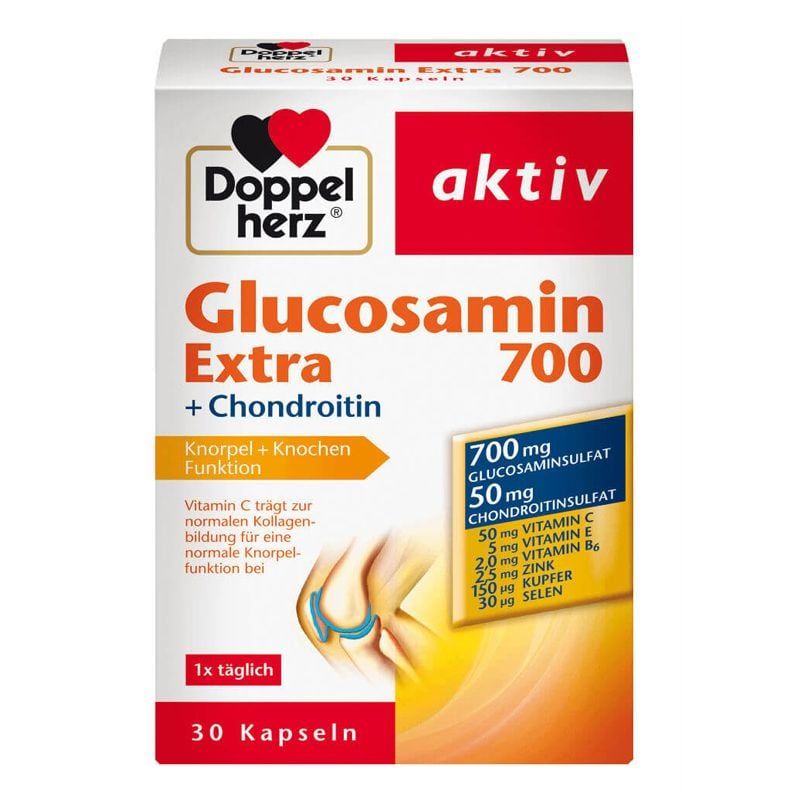  Thuốc Bổ Xương Khớp Glucosamin 700 + Chondroitin của Doppelherz , 30 Viên 