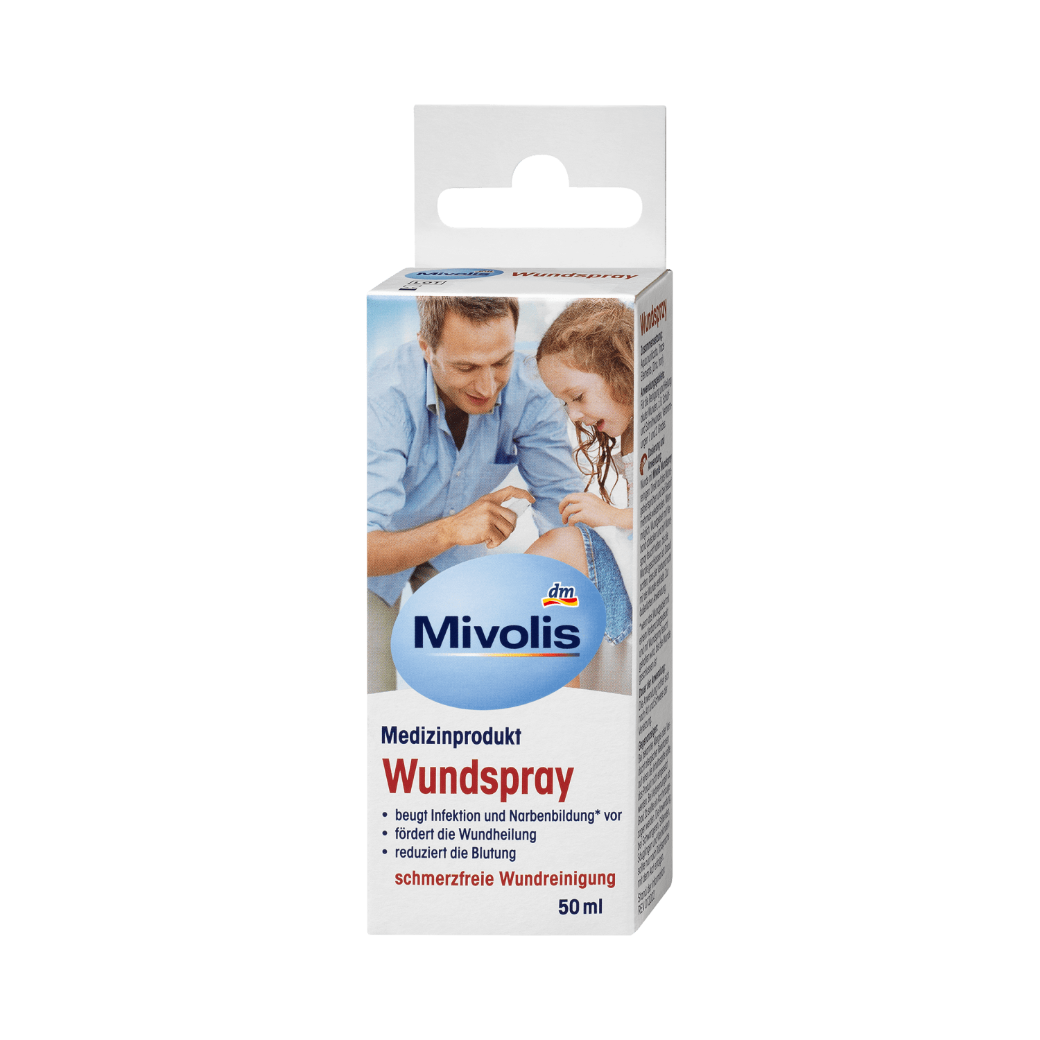  Xịt vết thương Mivolis, 50ml 