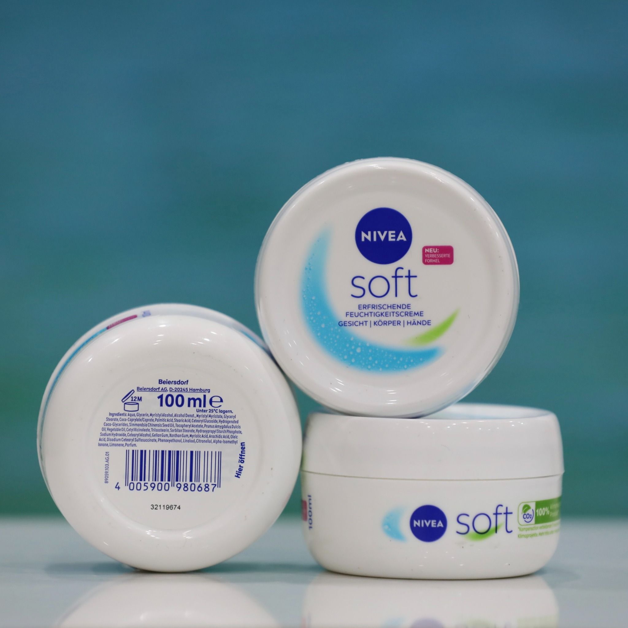 Kem dưỡng da Nivea soft hộp 200ml [Hàng nội địa Đức] 