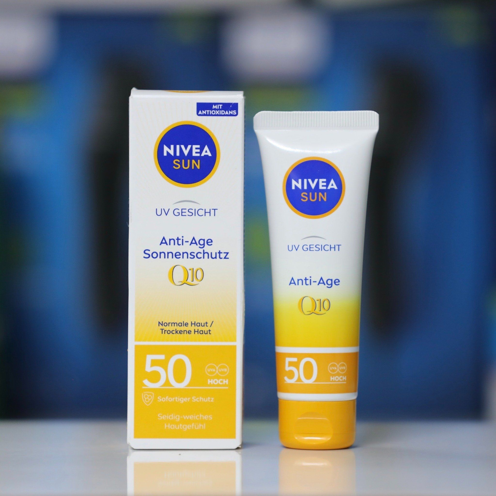  Kem chống nắng Nivea chống lão hóa da mặt SPF 50, 50ml 