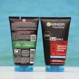  Sữa Rửa Mặt Garnier Hautklar 3 in1 Anti Mitesser Giảm Mụn Đầu Đen, 150 ml 