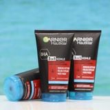  Sữa Rửa Mặt Garnier Hautklar 3 in1 Anti Mitesser Giảm Mụn Đầu Đen, 150 ml 