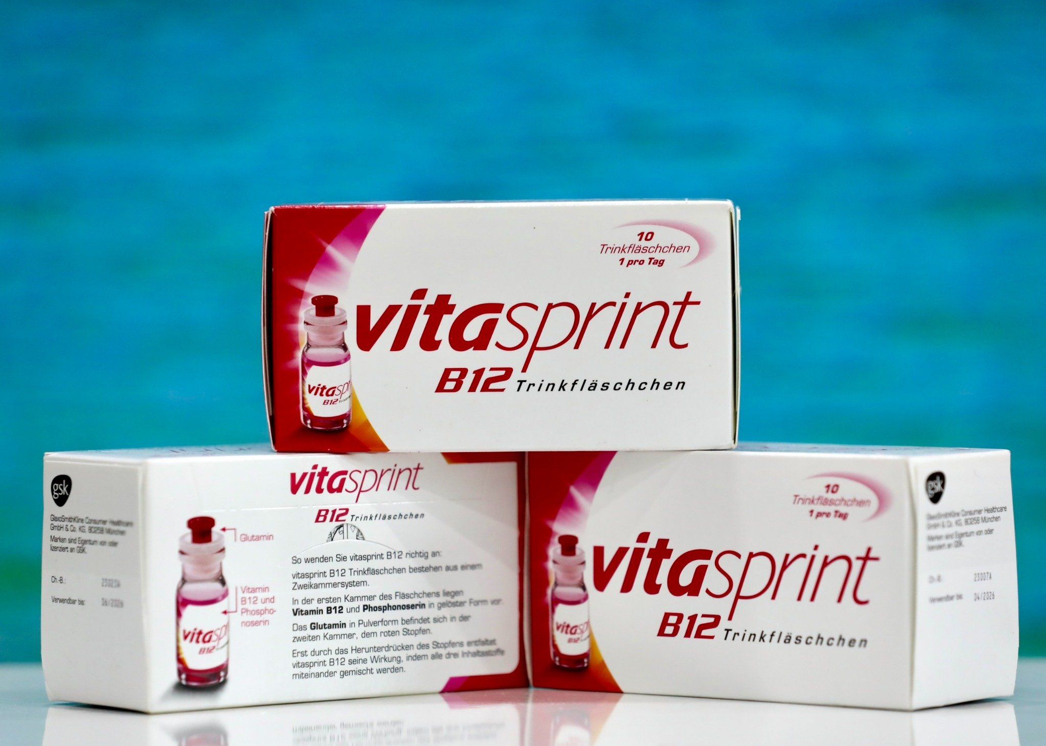  VITASPRINT B12 hộp 10 lọ, mỗi lọ 10ml, hàng chuẩn của Đức 