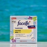  Băng vệ sinh Tampons 64 viên 3 giọt - Thấm hút tốt, thoải mái, an toàn cho vùng kín 