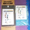 Màng lọc Sharp KC W65 Y65 65Y2 Z65 65E6 65E7 A70 B70 650Y3 700Y4 700Y5 C100 , màng hepa màng than hoạt tính màng nước máy lọc không khí Sharp