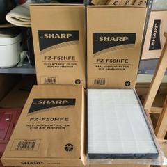 Màng lọc Sharp FP J40 JM40 FM40 F40E G50E GM50E FU 30P1 Z30CX E30 A30 D30 Y30CX A51 E51 , màng hepa màng than hoạt tính máy lọc không khí Sharp