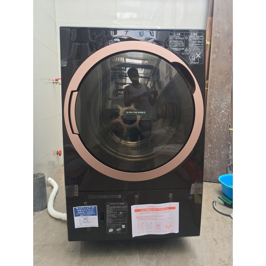 ( USED 95% ) TOSHIBA TW-117X6 MÁY GIẶT SẤY BLOCK