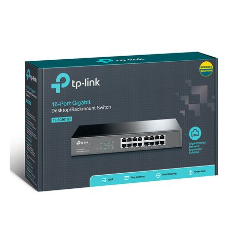 Swich Gigabit TP-Link TL-SG1016D 16 cổng 10/100/1000Mbps/13