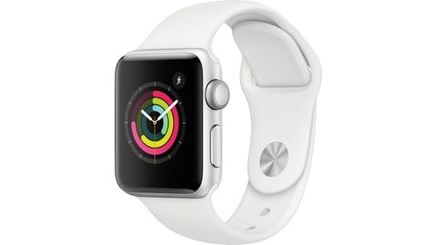 Apple Watch Seri 3 GPS 38mm viền nhôm dây cao su - Chính hãng