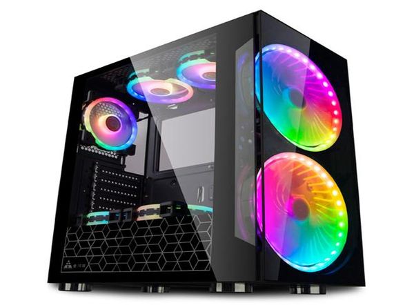 Vỏ case chống bức xạ Golden field P31B ( Mặt Vách kính, 2 Quạt 20cm )