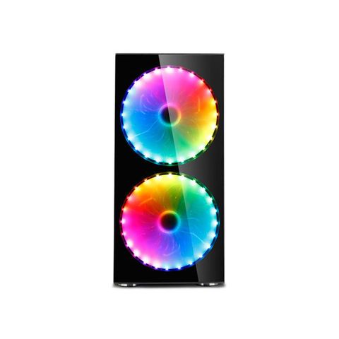 Vỏ case chống bức xạ Golden field P31B ( Mặt + Vách kính, 2 Quạt 20cm )