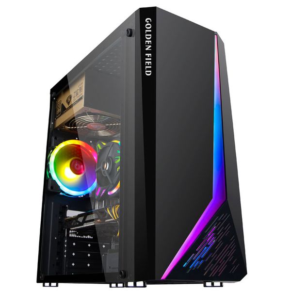 Vỏ Case Golden Field L8 LED RGB Nút điều khiển . Vách Mica