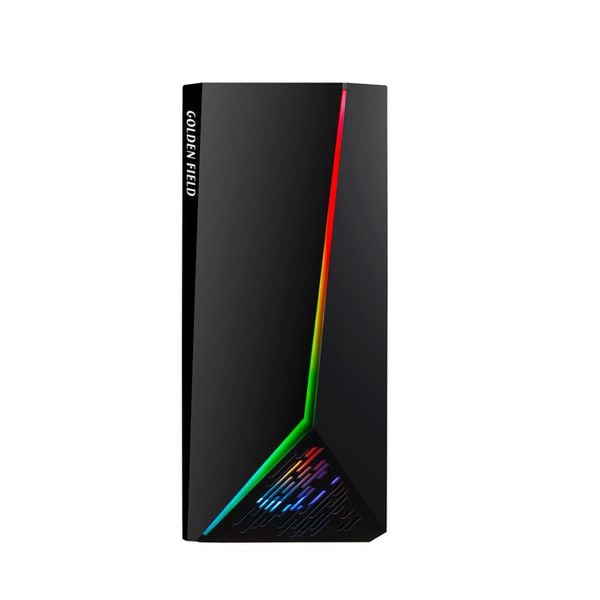 Vỏ Case Golden Field L8 LED RGB + Nút điều khiển . Vách Mica