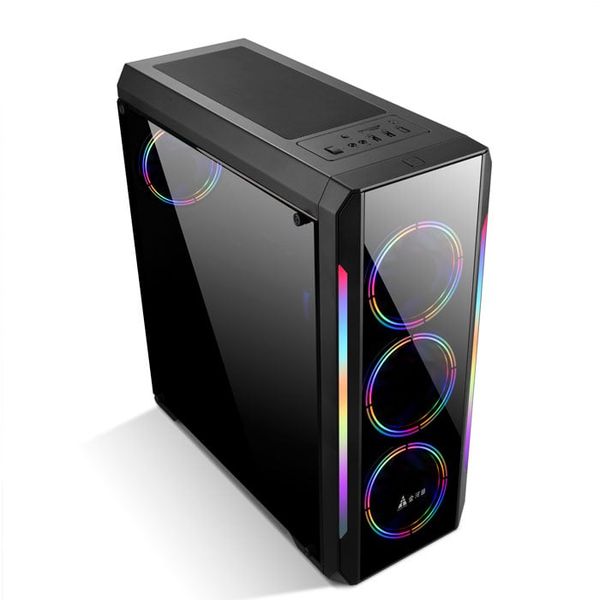 Vỏ case Golden field N23B ( RGB + Điều khiển, Mặt cường lực, Sườn Mica )