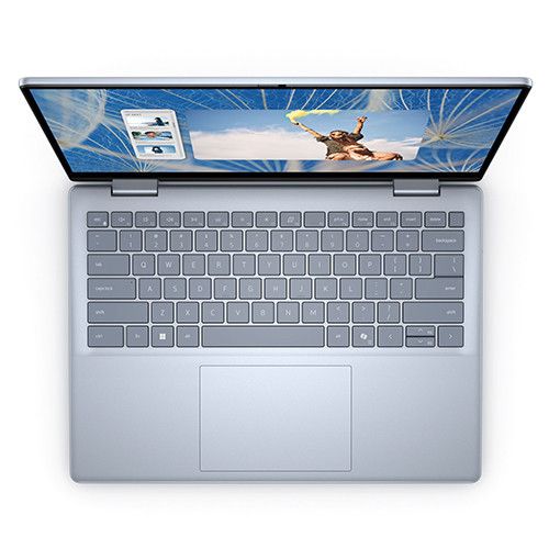 Laptop Dell Inspiron 7440 2 in 1 - New 2024 Core 5-120U/ RAM 8GB/SSD 512GB/14.0' FHD Touch/Win 11/ Ice Blue