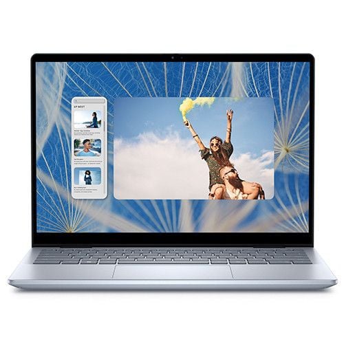 Laptop Dell Inspiron 7440 2 in 1 - New 2024 Core 5-120U/ RAM 8GB/SSD 512GB/14.0' FHD Touch/Win 11/ Ice Blue