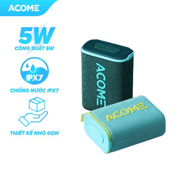 Loa Bluetooth Acome A7 - 5W Chống nước