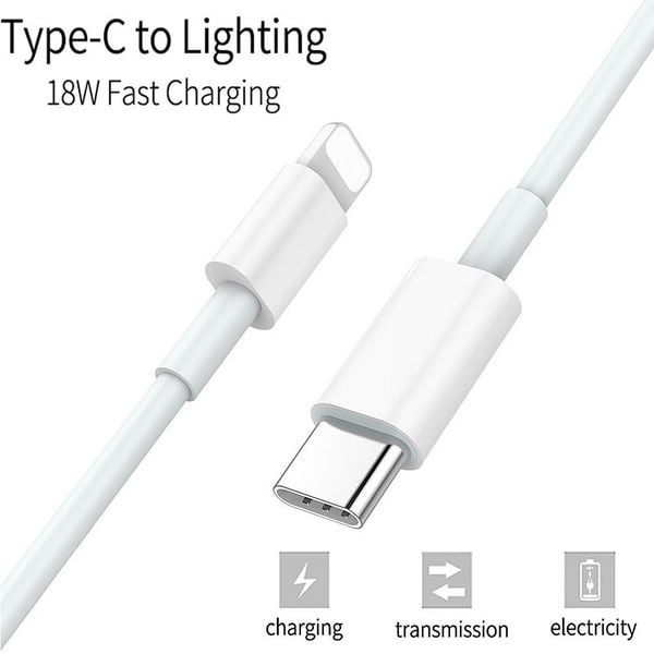 Cáp sạc Type C To Lightning 1M dành cho iPhone 11 trở lên