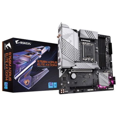 Mainboard GIGABYTE AORUS B760M A ELITE AX DDR4 ( WIFI - Bluetooth )