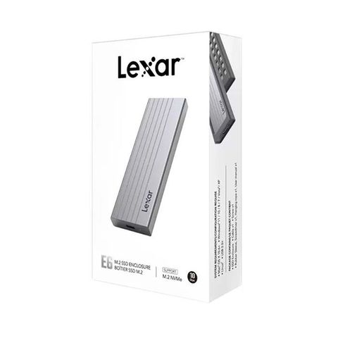 Box di động Lexar  SSD M.2 PCIe NVMe Gen3x4 / Gen4x4 Type-C E6 LPAE06N-RNBNG