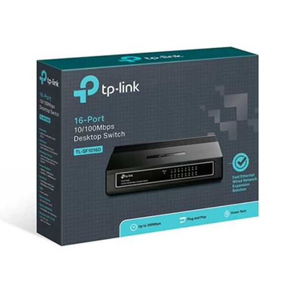 Swich TPLINK TL-SF1016D 16 cổng 10/100 Mbps/ Vỏ nhựa