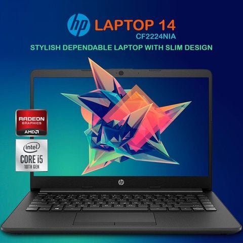 Laptop HP 14 - CF2224nia i5-10210U/ 8GB/256G/AMD RADEON 530-2GB/14.0