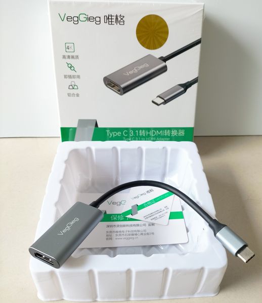 Bộ chuyển đổi Typec 3.1 sang HDTV Veggieg VZ915
