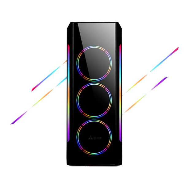 Vỏ case Golden field N23B ( RGB + Điều khiển, Mặt cường lực, Sườn Mica )
