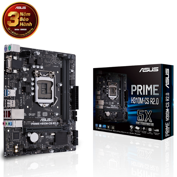 Mainboard Asus Prime H310M-CS R2.0 Socket: LGA 1151-v2 , Chipset: H310