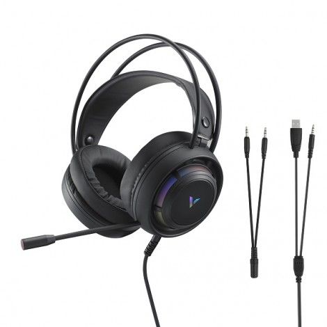 Tai nghe Gaming Rapoo VH110 (Gaming Headset 3.5mm LED RGB)
