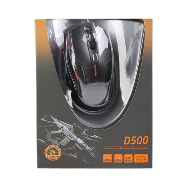 Chuột không dây Newmen D500 đen (USB/bluetooth)