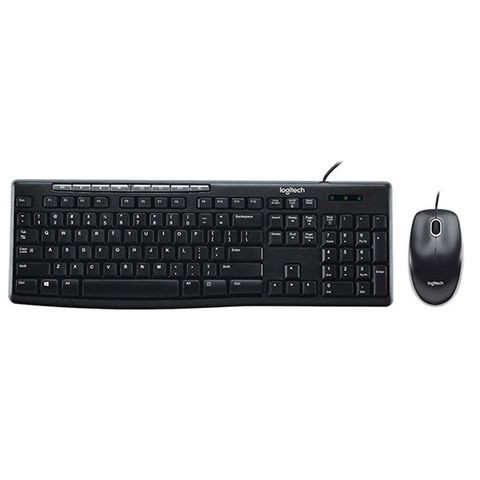 Bộ phím chuột có dây Logitech MK200