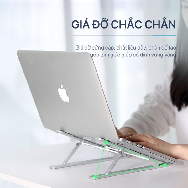 Giá Đỡ Laptop Kim Loại Cao Cấp Acome ALS01