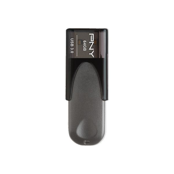 USB PNY 64GB 3.2 Turbo Attache Đen