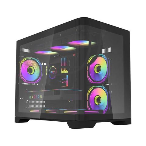 Vỏ case Aigo ARC1 đen (Form M-ATX/ITX 435*340*525mm, USB 3.0+USB 2.0)