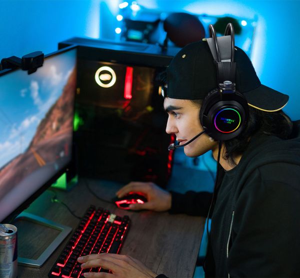 Tai nghe Soundmax chụp tai có mic AH-336 Gaming