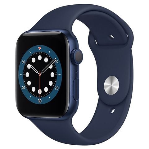 Apple Watch Seri 6 GPS 44mm viền nhôm dây cao su - Chính hãng
