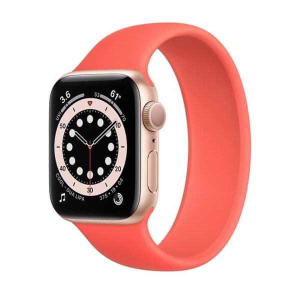 Apple Watch Seri 6 GPS 40mm viền nhôm dây cao su - Chính hãng