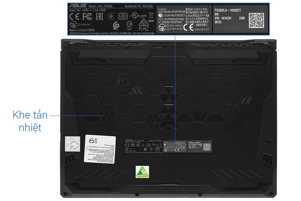 Laptop Asus TUF Gaming FX506LH (HN002T) i5 10300H/8GB/512GB/4GB GTX1650Ti/15.6