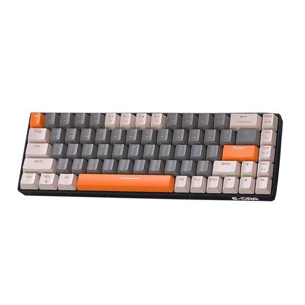 Bàn phím cơ  không dây Bluetooth + WirelessE-DRA EK368L BlueSW/Red SW