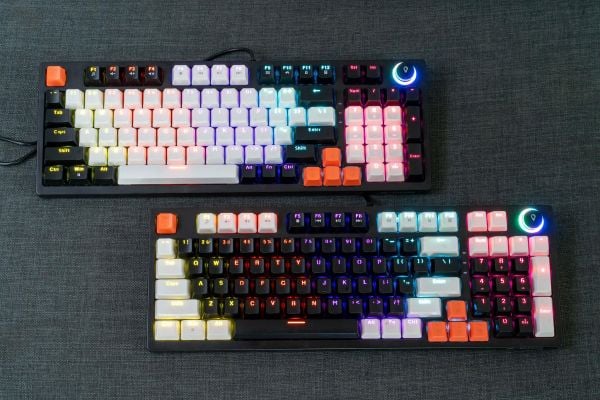 Bàn phím cơ E-DRA EK398 LED RGB BlueSW/Red SW