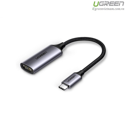 Cáp chuyển đổi USB type-C to HDMI hỗ trợ 4K@60Hz chính hãng Ugreen 70444 bọc nhôm cao cấp