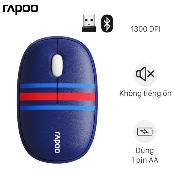 Chuột Không dây Bluetooth Silent Rapoo M650