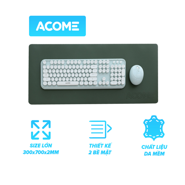 lót chuột da đa năng cho bàn làm việc ACOME AMP02